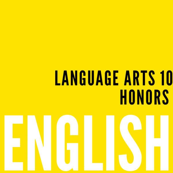 English Language Arts 10 Honors