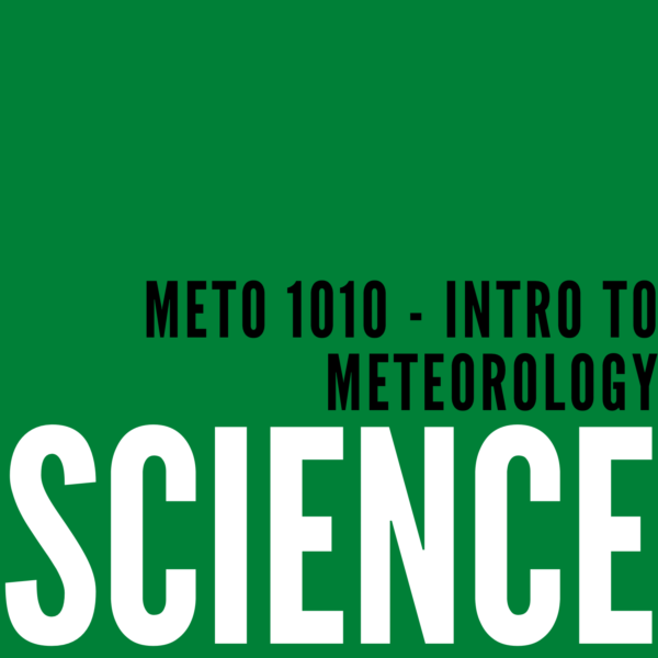 METO 1010 – Intro to Meteorology