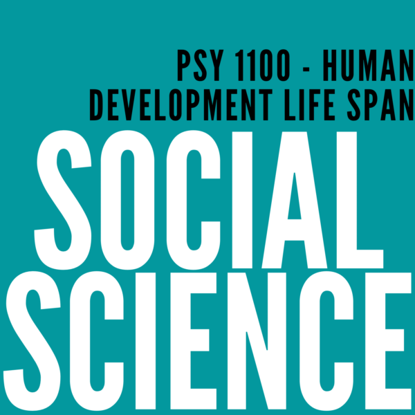 PSY 1100 – Human Development Life Span