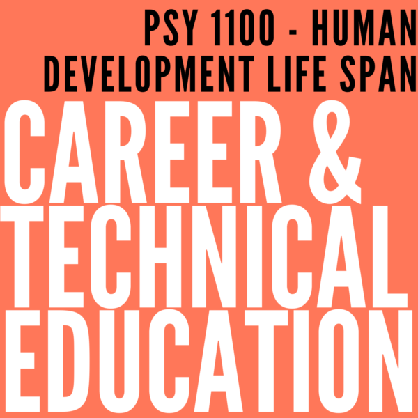 PSY 1100 – Human Development Life Span