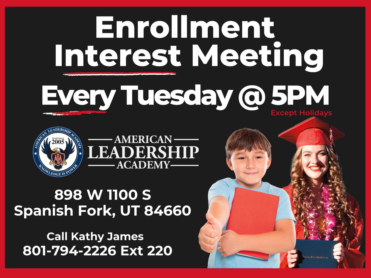 ALA Enrollment Interest Meeting Every Tuesday