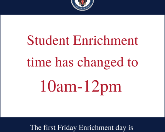 Sign Up for Friday Enrichment