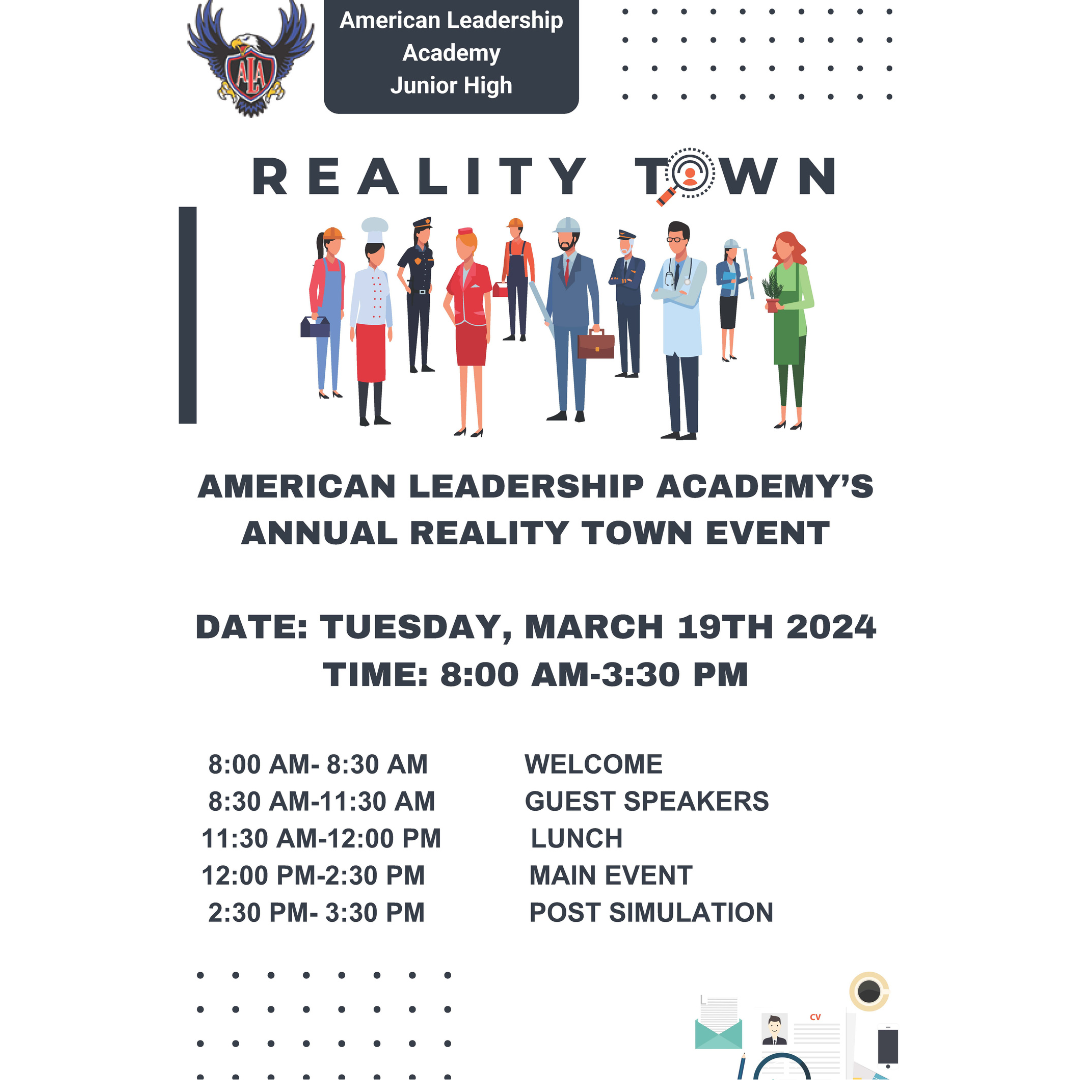 Coming up March 19, 2024, ALA will have their annual Reality Town event!