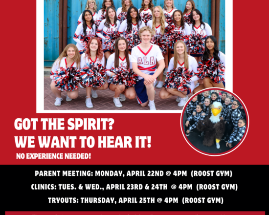 Cheer Tryouts for 2024-2025!