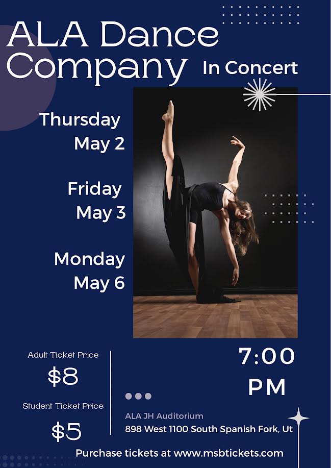 Come see the ALA Dance Company and JH Dance Company in their year end performance.