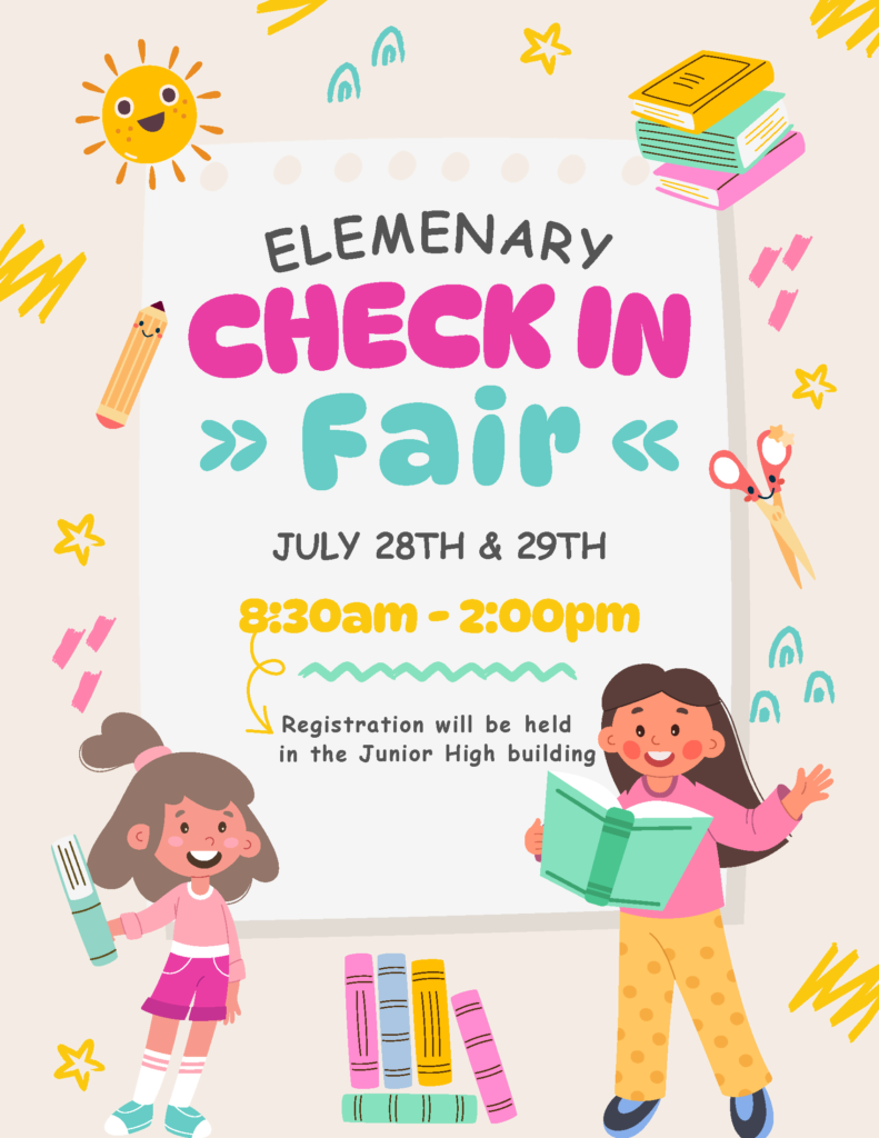 Check in fair 2025 elementary