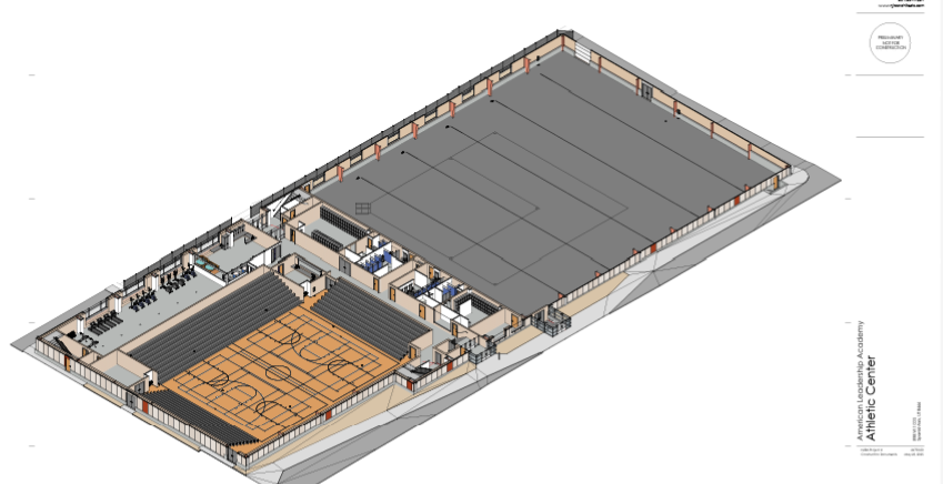 Eagle Fieldhouse plans 3d
