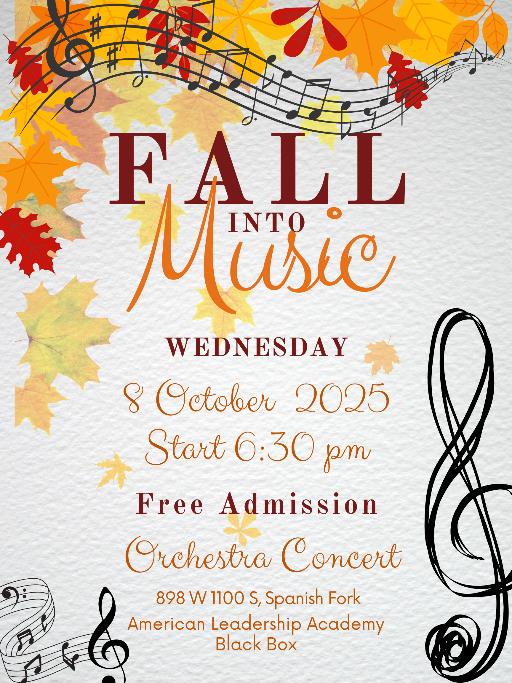 Fall orchestra concert